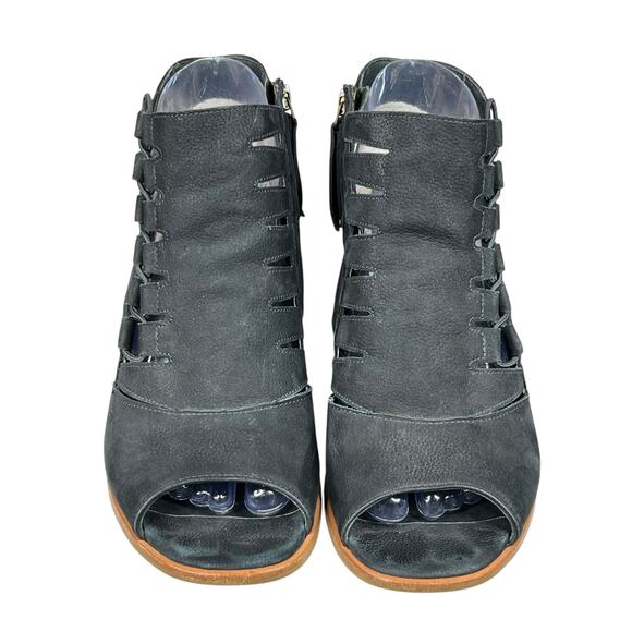 Paul Green Women’s Mindy Black Open Toe Block Heel Sandal Size 6.5 US 9 - Picture 7 of 13